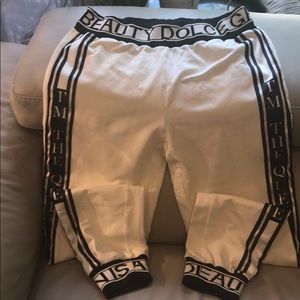 Dolce & Gabbana sweat pants.